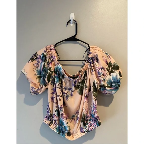 Women’s ‘Forever 21’ floral crop blouse - Picture 1 of 5